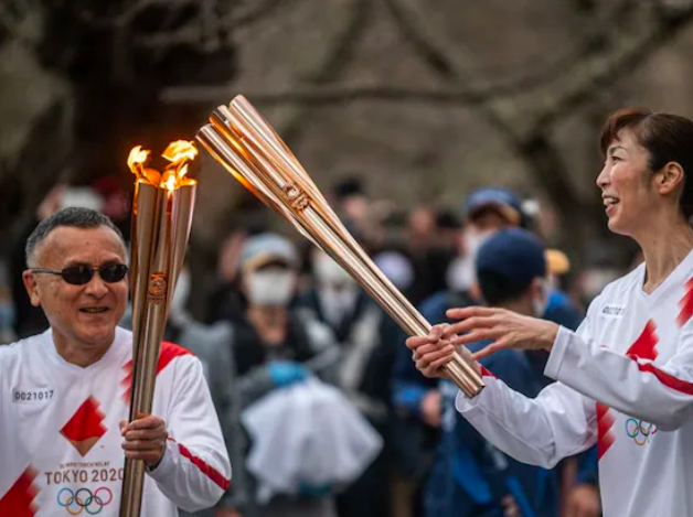 The torch relay began on March 25 from Fukushima.
